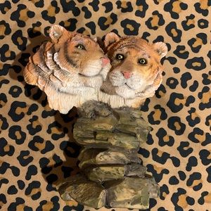 Tiger statue, 6 inches. Gently displayed.